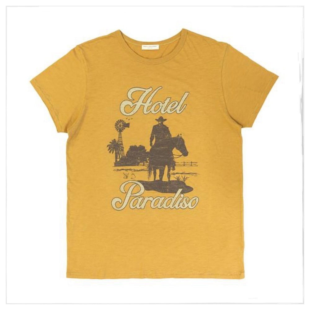 Spell & The Gypsy Oversized Unisex Hotel Paradiso Unisex Tee Size Large NWT